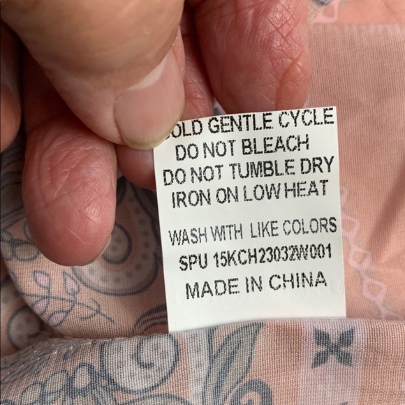 Bloomchic NWT Duster / Beach Cover Up, Coral - Picture 9 of 12